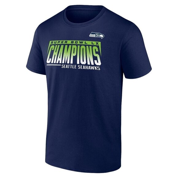 Brandi B Other - NFL Seattle Seahawks Super Bowl 60 Champions Navy Short Sleeve T-Shirt .